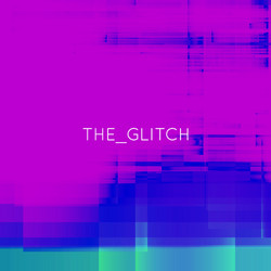 glitch background digital image data vector image