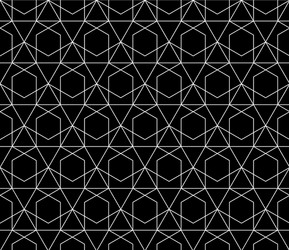 Seamless geometric pattern with editable vector