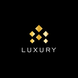 Luxury Crown & Earrings Symbol Vector Image