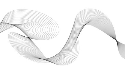 abstract wave element for design digital vector