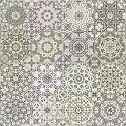 set of octagonal and square patterns vector image