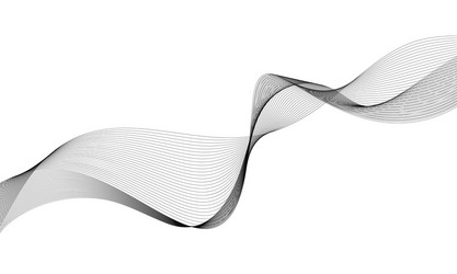 abstract wave element for design digital vector image