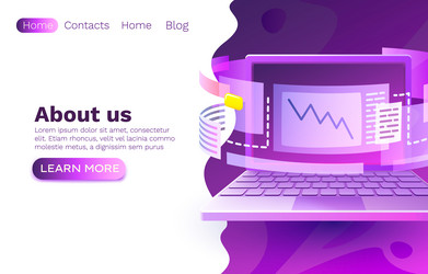 operator job developer website workplace process vector image