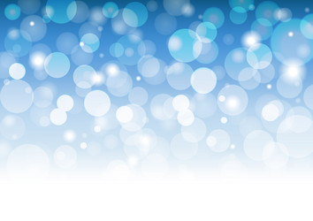 White Bokeh Gradient Background vector image