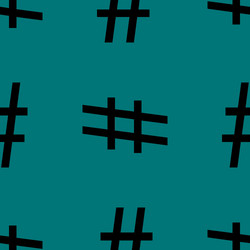 hesh tag web icon flat design seamless pattern vector image