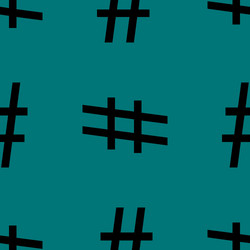 Hesh tag web icon flat design seamless pattern vector