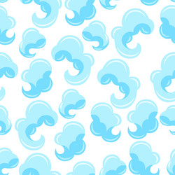 Seamless pattern with cloud vector