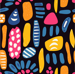 abstract seamless pattern in modern style vector image