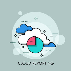 concept of cloud reporting remote access vector