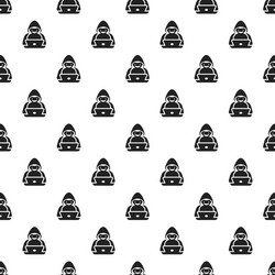 Hacker pattern seamless vector