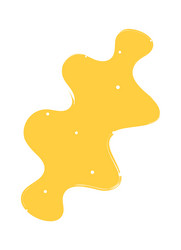 irregular blob random liquid shape vector image