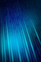 stream of binary code design vector image