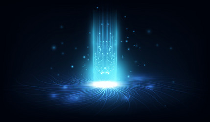 Abstract Network Technology Background vector image