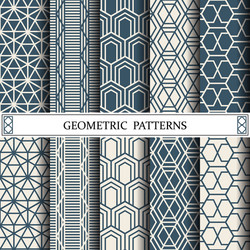 hexagon geometric patternpattern fills web vector image