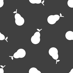 pear pattern vector image