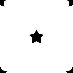 repeatable seamless star shape pattern vector image