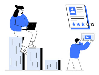 team progress with performance metrics task vector image
