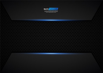 Modern abstract 3d background with black paper Vector Image