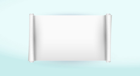 old paper scroll template for a quote from vector image