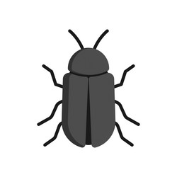 Bug icon design template isolated vector