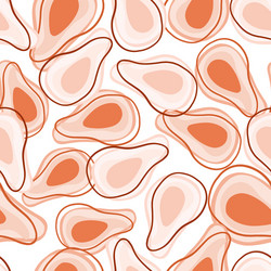 organic seamless pattern with random abstract vector image
