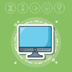 seo and web optimization concept vector image