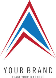 Triangle arrow logo Royalty Free Vector Image - VectorStock