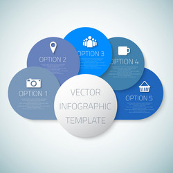 web infographic template layout with icons could vector