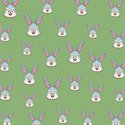 Rabbit pattern background vector