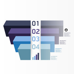 Modern graph design template vector