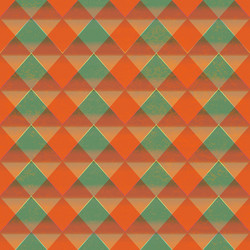 retro triangle seamless pattern with grunge effect vector image
