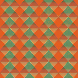 retro triangle seamless pattern with grunge effect vector