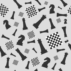 Seamless on theme chess vector