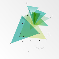 abstract background with triangles pattern vector image