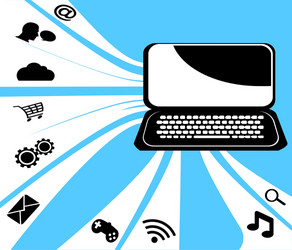 global computer networks vector image