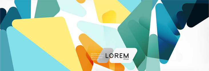 mosaic triangular low poly style abstract vector image