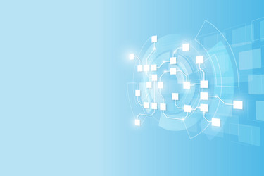 Abstract circuit networking blockchain concept Vector Image
