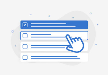 to-do list app concept - task management vector image