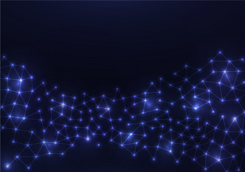 neural net neuron network background vector image