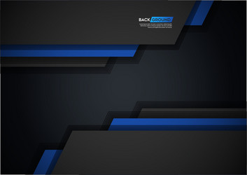 Modern abstract 3d background with black paper Vector Image