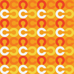 Link chain block seamless pattern vector