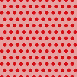 red dots seamless repeat pattern print vector image