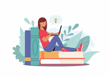 Cartoon Girl Studying Vector Images (over 29,000) Cartoon Girl Studying Vector Images (over 29,000)