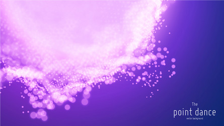 Data Burst: Particle Stream vector image
