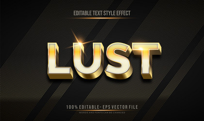 Modern editable text style effect gradient color vector