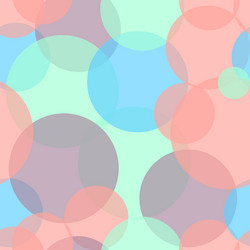 abstract seamless pattern with colorful circles vector image