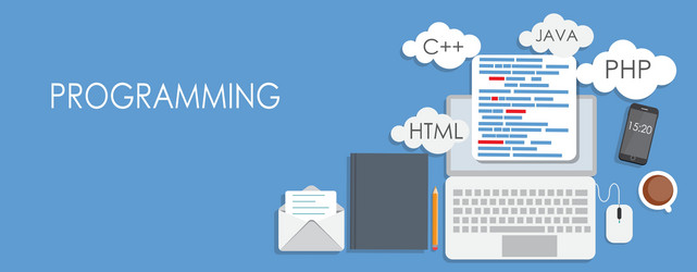 Coding & Programming Concepts vector image