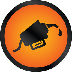 glossy color website internet icon button theme vector image