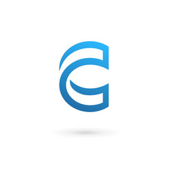 Letter c mosaic logo icon design template elements