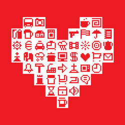 Heart - PixelArt by MiguelNero